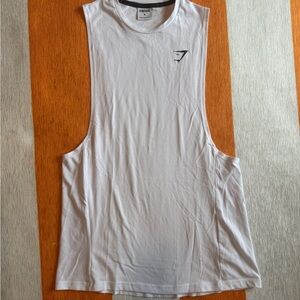 Gymshark White Training Muscle Tank